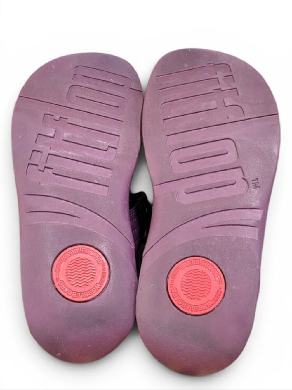 FitFlop Walkstar Patent Thong Sandals Purple 8 - Picture 5 of 7